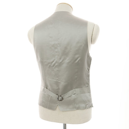 【中古】ラルディーニ LARDINI シルクウール ドレス系ジレ ベスト ライトグレー【サイズ48】【 状態ランクB 】【 メンズ 】