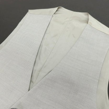 【中古】ラルディーニ LARDINI シルクウール ドレス系ジレ ベスト ライトグレー【サイズ48】【 状態ランクB 】【 メンズ 】