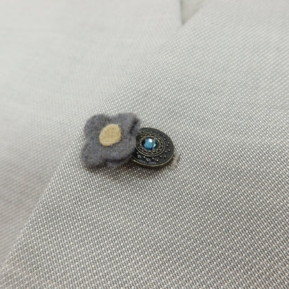 【中古】ラルディーニ LARDINI シルクウール ドレス系ジレ ベスト ライトグレー【サイズ48】【 状態ランクB 】【 メンズ 】