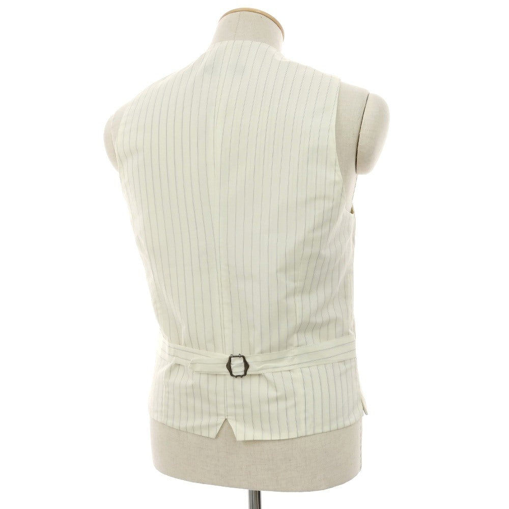 【中古】ラルディーニ LARDINI シルクウール ドレス系ジレ ベスト アイボリー【サイズ48】【 状態ランクB 】【 メンズ 】