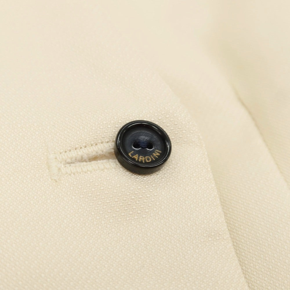 【中古】ラルディーニ LARDINI シルクウール ドレス系ジレ ベスト アイボリー【サイズ48】【 状態ランクB 】【 メンズ 】