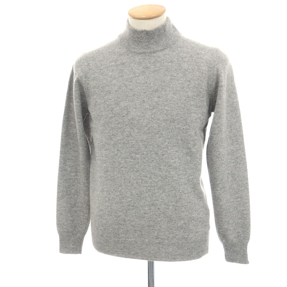 【中古】アレッサンドロルッピ Alessandro Luppi ウールカシミヤ ハイネック プルオーバーニット グレー【サイズ44】【 状態ランクB 】【 メンズ 】