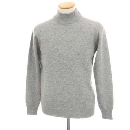 【中古】アレッサンドロルッピ Alessandro Luppi ウールカシミヤ ハイネック プルオーバーニット グレー【サイズ44】【 状態ランクB 】【 メンズ 】