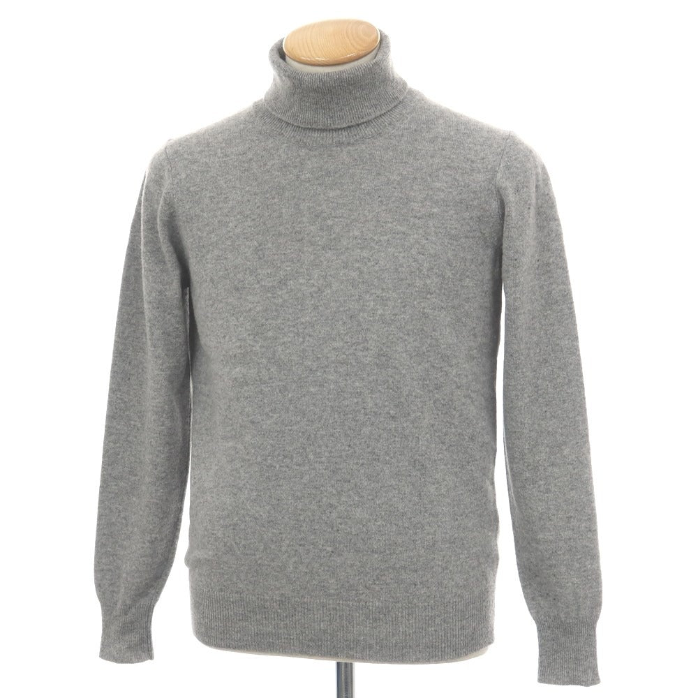 【中古】アレッサンドロルッピ Alessandro Luppi ウールカシミヤ タートルネック プルオーバーニット グレー【サイズ44】【 状態ランクB 】【 メンズ 】