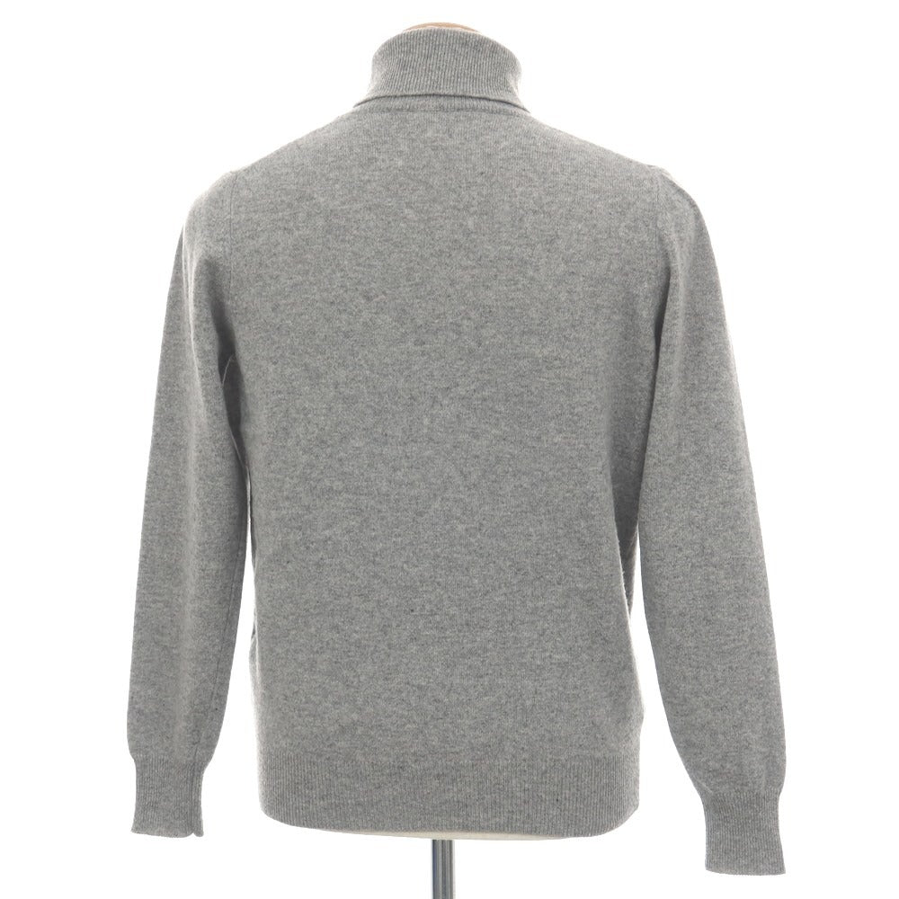 【中古】アレッサンドロルッピ Alessandro Luppi ウールカシミヤ タートルネック プルオーバーニット グレー【サイズ44】【 状態ランクB 】【 メンズ 】