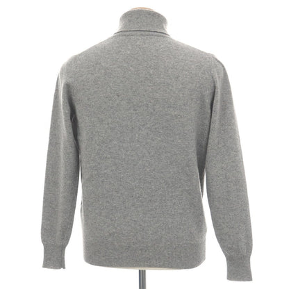 【中古】アレッサンドロルッピ Alessandro Luppi ウールカシミヤ タートルネック プルオーバーニット グレー【サイズ44】【 状態ランクB 】【 メンズ 】