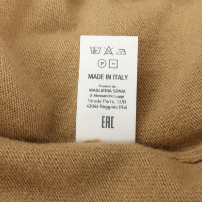 【中古】アレッサンドロルッピ Alessandro Luppi ウールカシミヤ タートルネック プルオーバーニット キャメルベージュ【サイズ44】【 状態ランクB 】【 メンズ 】