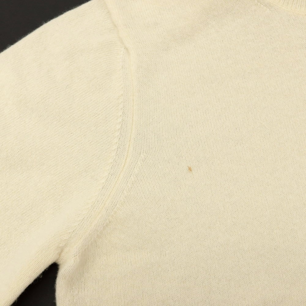 【中古】アレッサンドロルッピ Alessandro Luppi ウールカシミヤ タートルネック プルオーバーニット アイボリー【サイズ44】【 状態ランクC 】【 メンズ 】