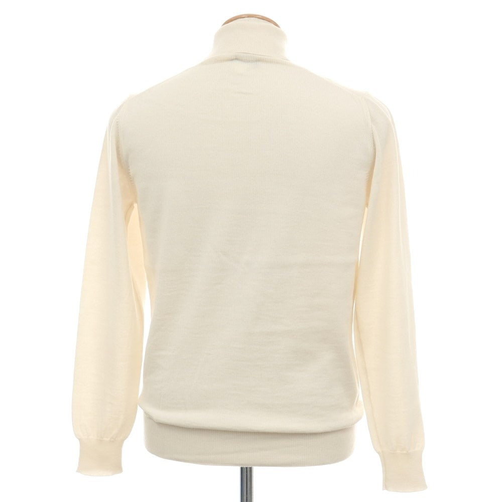 【中古】アレッサンドロルッピ Alessandro Luppi ウール タートルネック プルオーバーニット アイボリー【サイズ44】【 状態ランクA 】【 メンズ 】