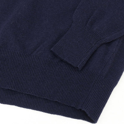 【中古】アレッサンドロルッピ Alessandro Luppi ウールカシミヤ タートルネック プルオーバーニット ネイビー【サイズ44】【 状態ランクB 】【 メンズ 】