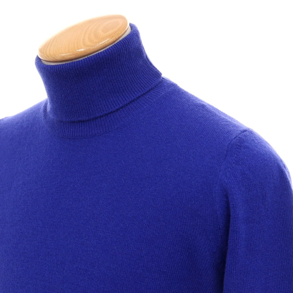 【中古】アレッサンドロルッピ Alessandro Luppi ウールカシミヤ タートルネック プルオーバーニット ロイヤルブルー【サイズ44】【 状態ランクB 】【 メンズ 】