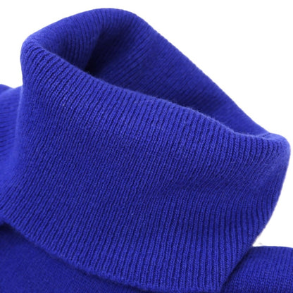 【中古】アレッサンドロルッピ Alessandro Luppi ウールカシミヤ タートルネック プルオーバーニット ロイヤルブルー【サイズ44】【 状態ランクB 】【 メンズ 】