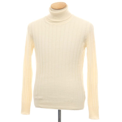 【中古】バフィー BAFY カシミヤ タートルネック プルオーバーニット アイボリー【サイズ44】【 状態ランクB 】【 メンズ 】