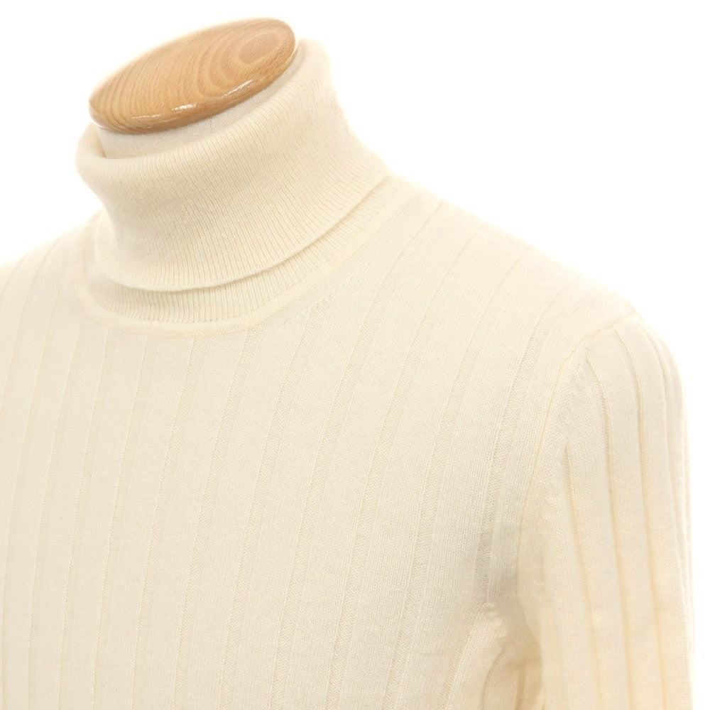 【中古】バフィー BAFY カシミヤ タートルネック プルオーバーニット アイボリー【サイズ44】【 状態ランクB 】【 メンズ 】