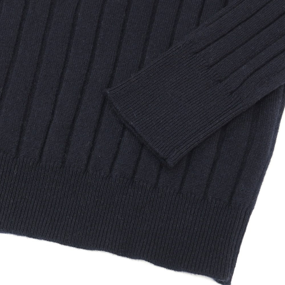 【中古】バフィー BAFY カシミヤ タートルネック プルオーバーニット ダークネイビー【サイズ44】【 状態ランクB 】【 メンズ 】