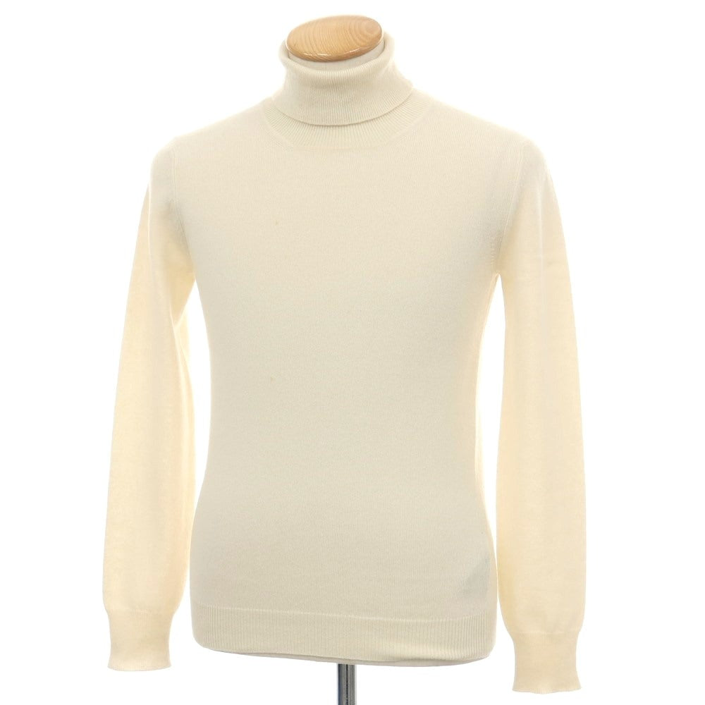 【中古】バフィー BAFY カシミヤ タートルネック プルオーバーニット アイボリー【サイズ44】【 状態ランクC 】【 メンズ 】