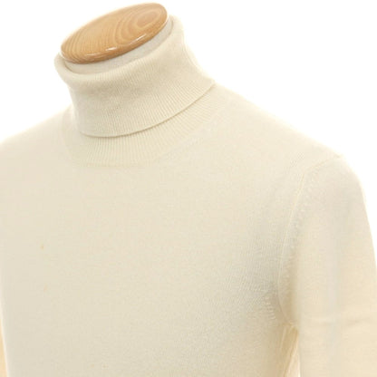 【中古】バフィー BAFY カシミヤ タートルネック プルオーバーニット アイボリー【サイズ44】【 状態ランクC 】【 メンズ 】