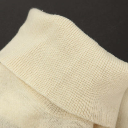 【中古】バフィー BAFY カシミヤ タートルネック プルオーバーニット アイボリー【サイズ44】【 状態ランクC 】【 メンズ 】