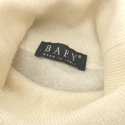 【中古】バフィー BAFY カシミヤ タートルネック プルオーバーニット アイボリー【サイズ44】【 状態ランクC 】【 メンズ 】