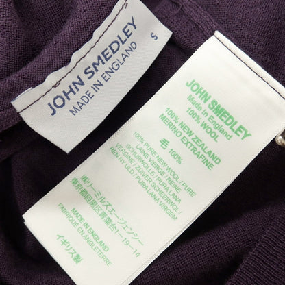 【中古】ジョンスメドレー JOHN SMEDLEY ハイゲージ ウール タートルネック プルオーバーニット パープル【サイズS】【 状態ランクA 】【 メンズ 】