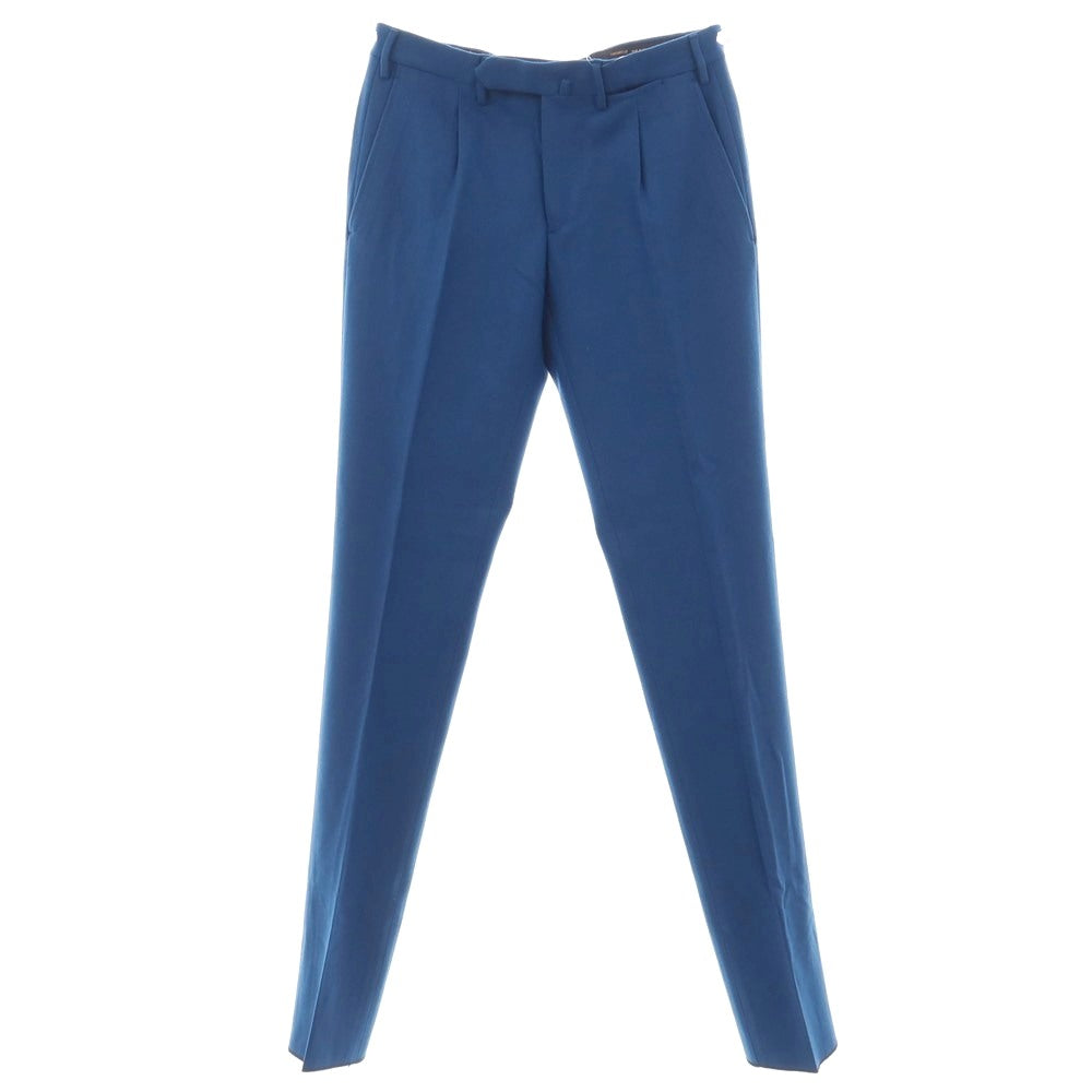 【中古】サンタニエッロ SANTANIELLO RIMA ウールナイロン ドレススラックスパンツ ブルー系【サイズ44】【 状態ランクA 】【 メンズ 】