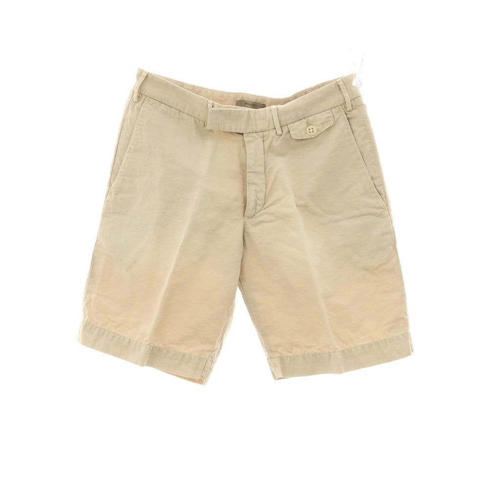 【中古】ボリオリ BOGLIOLI コットンリネン ショートパンツ ベージュ【サイズ44】【 状態ランクB 】【 メンズ 】