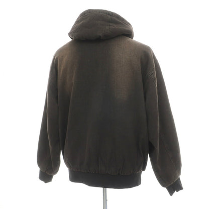 【中古】ディーシーシューズ DC SHOES コットンポリエステルレーヨンポリウレタン フーデッド 中綿ブルゾン ブラウンxブラック【サイズM】【 状態ランクB 】【 メンズ 】