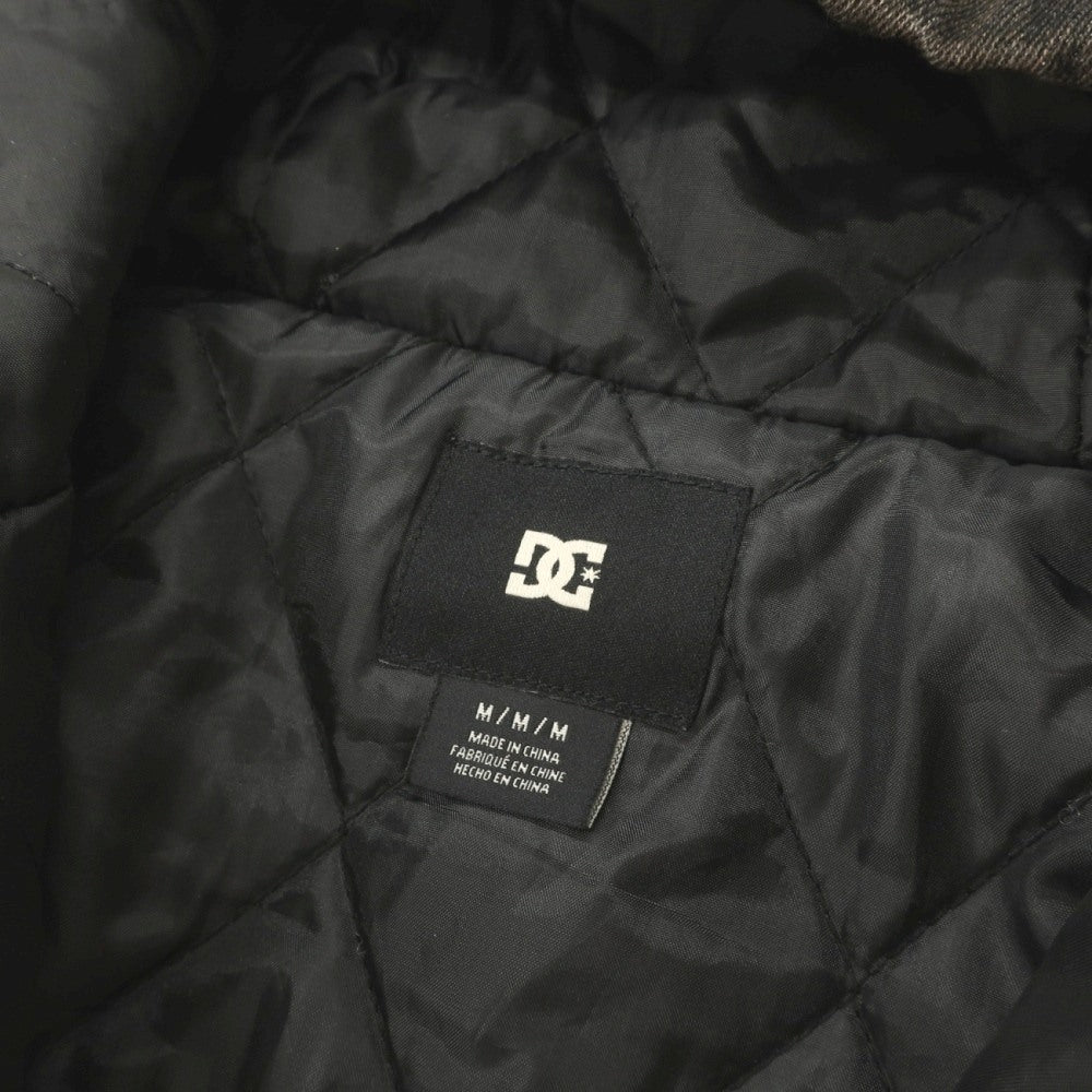 【中古】ディーシーシューズ DC SHOES コットンポリエステルレーヨンポリウレタン フーデッド 中綿ブルゾン ブラウンxブラック【サイズM】【 状態ランクB 】【 メンズ 】