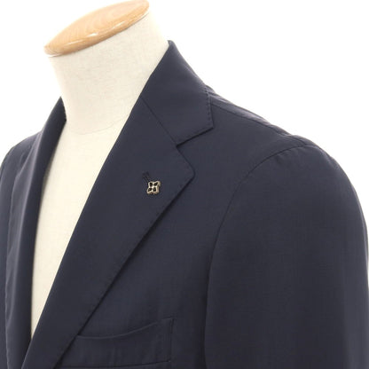 【中古】タリアトーレ TAGLIATORE ウール 2つボタンスーツ ネイビー【サイズ42/7 R】【 状態ランクC 】【 メンズ 】