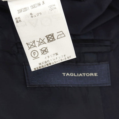 【中古】タリアトーレ TAGLIATORE ウール 2つボタンスーツ ネイビー【サイズ42/7 R】【 状態ランクC 】【 メンズ 】