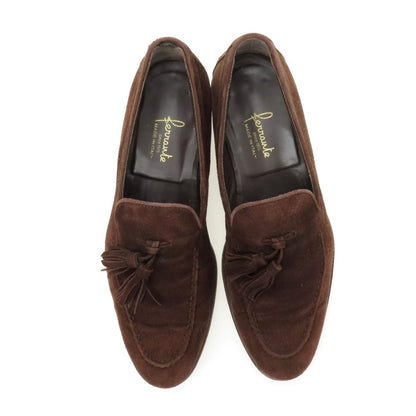 【中古】フェランテ FERRANTE スエード ローファー ブラウン【サイズ5 1/2】【 状態ランクC 】【 メンズ 】