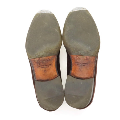 【中古】フェランテ FERRANTE スエード ローファー ブラウン【サイズ5 1/2】【 状態ランクC 】【 メンズ 】