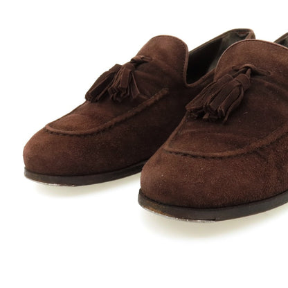 【中古】フェランテ FERRANTE スエード ローファー ブラウン【サイズ5 1/2】【 状態ランクC 】【 メンズ 】