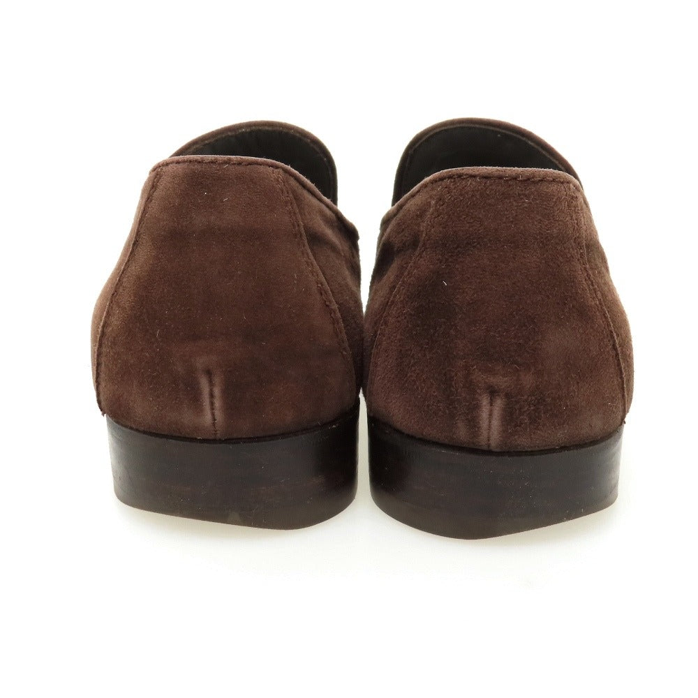 【中古】フェランテ FERRANTE スエード ローファー ブラウン【サイズ5 1/2】【 状態ランクC 】【 メンズ 】