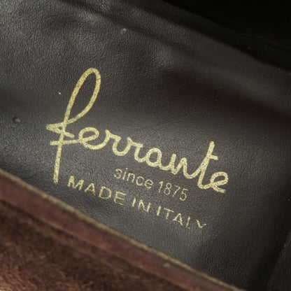 【中古】フェランテ FERRANTE スエード ローファー ブラウン【サイズ5 1/2】【 状態ランクC 】【 メンズ 】
