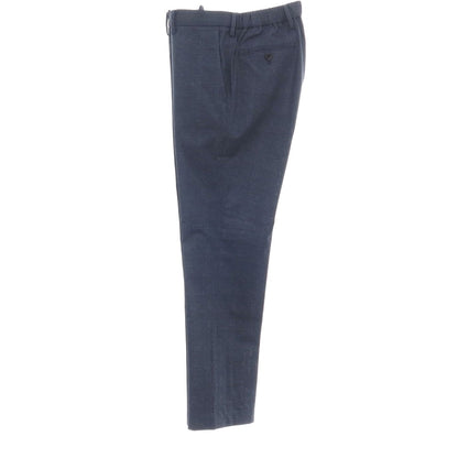 【中古】マッキントッシュフィロソフィー MACKINTOSH PHILOSOPHY ポリエステル ジャージー メッシュ チェック プリント セットアップ スモークブルー【サイズ42R/40】【 状態ランクA 】【 メンズ 】
