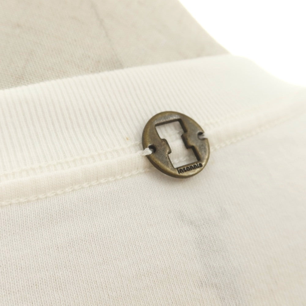 【中古】インソニアプロジェクト Insonnia Project コットン クルーネック 半袖Ｔシャツ ホワイト【サイズ3】【 状態ランクB 】【 メンズ 】