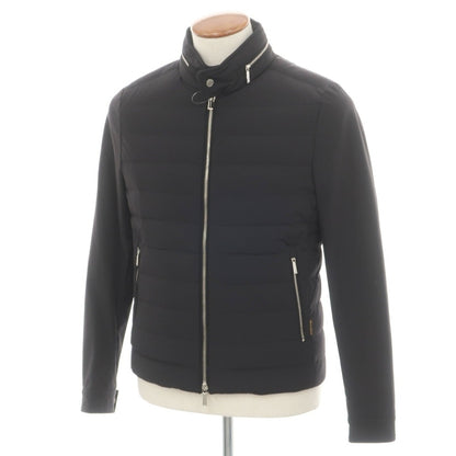 【中古】ムーレー MOORER ACQUA FILIPPO-KM ナイロンポリウレタン ダウンジャケット ブラック【サイズ46】【 状態ランクA 】【 メンズ 】