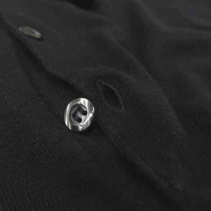 【中古】ジョンスメドレー JOHN SMEDLEY シーアイランドコットン ハイゲージ 半袖 ポロニット ブラック【サイズXS】【 状態ランクB 】【 メンズ 】