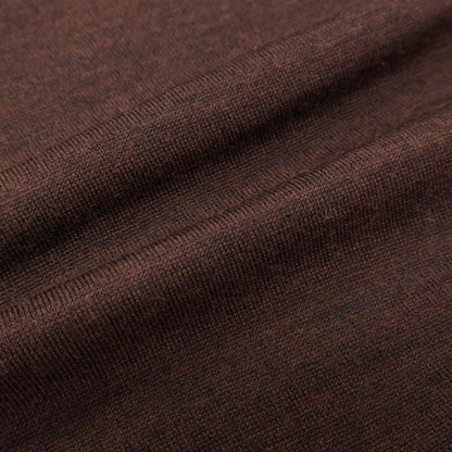 【中古】ジョンスメドレー JOHN SMEDLEY ハイゲージ ウール 長袖 ポロニット ブラウン【サイズXS】【 状態ランクA 】【 メンズ 】