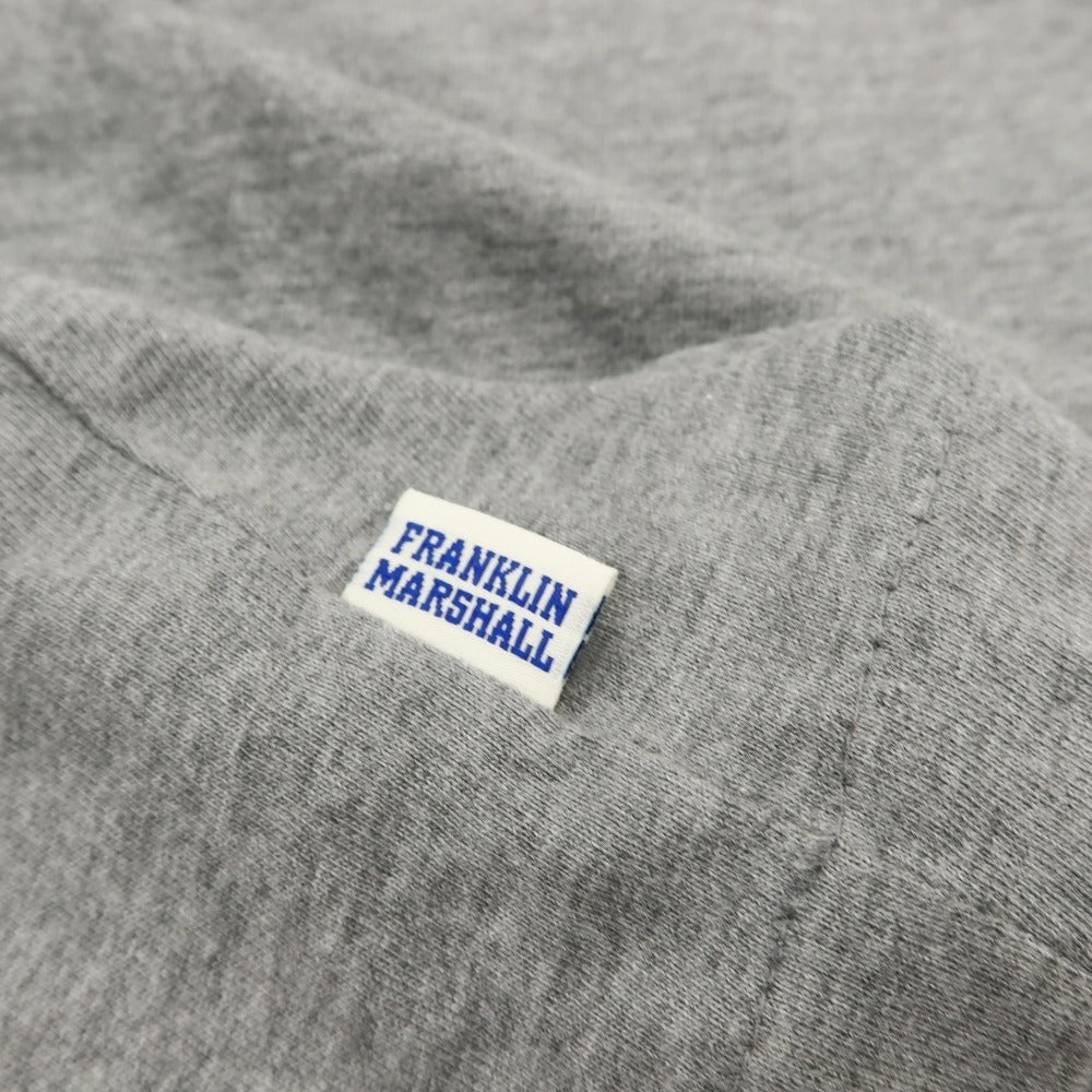 【中古】フランクリンマーシャル FRANKLIN&amp;MARSHALL コットン クルーネック 半袖Ｔシャツ グレー【サイズXS】【 状態ランクC 】【 メンズ 】