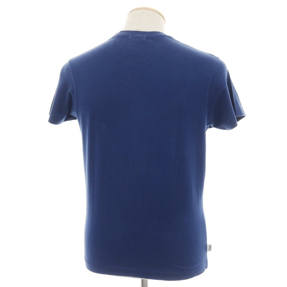 【中古】フランクリンマーシャル FRANKLIN&amp;MARSHALL コットン クルーネック 半袖Ｔシャツ ネイビーブルー系【サイズXS】【 状態ランクC 】【 メンズ 】