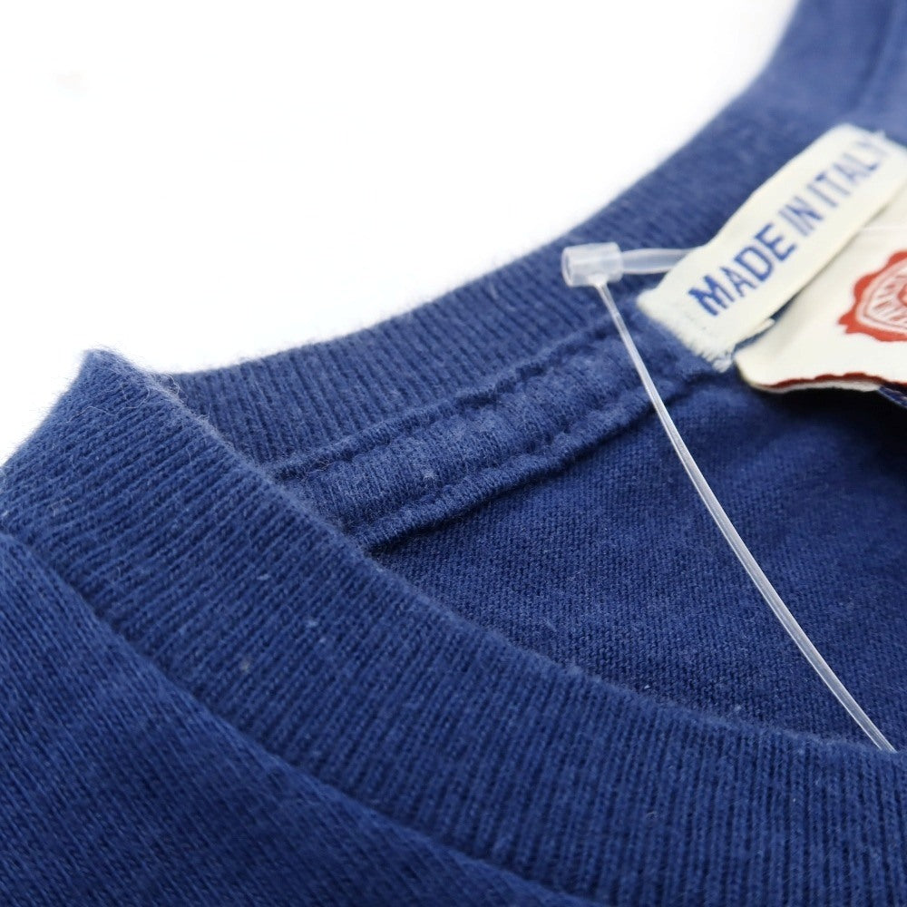 【中古】フランクリンマーシャル FRANKLIN&amp;MARSHALL コットン クルーネック 半袖Ｔシャツ ネイビーブルー系【サイズXS】【 状態ランクC 】【 メンズ 】