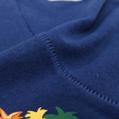 【中古】フランクリンマーシャル FRANKLIN&amp;MARSHALL コットン クルーネック 半袖Ｔシャツ ネイビーブルー系【サイズXS】【 状態ランクC 】【 メンズ 】