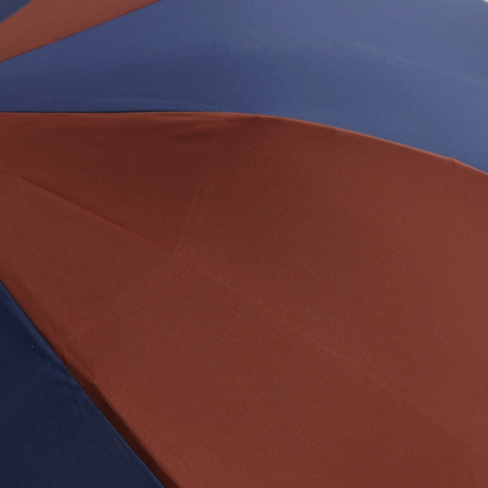 【中古】フォックス アンブレラズ FOX UMBRELLAS ツートーンカラー ウッドハンドル 折り畳み傘 ネイビーxブラウン【 状態ランクB 】【 メンズ 】