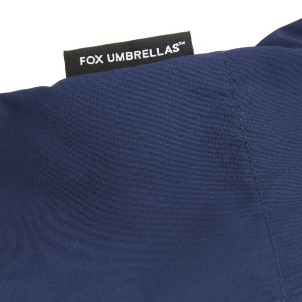 【中古】フォックス アンブレラズ FOX UMBRELLAS ツートーンカラー ウッドハンドル 折り畳み傘 ネイビーxグリーン【 状態ランクB 】【 メンズ 】
