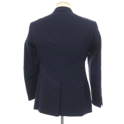 【中古】アザブテーラー azabu tailor ウール 2つボタン テーラードジャケット ネイビー【サイズ40】【 状態ランクB 】【 メンズ 】