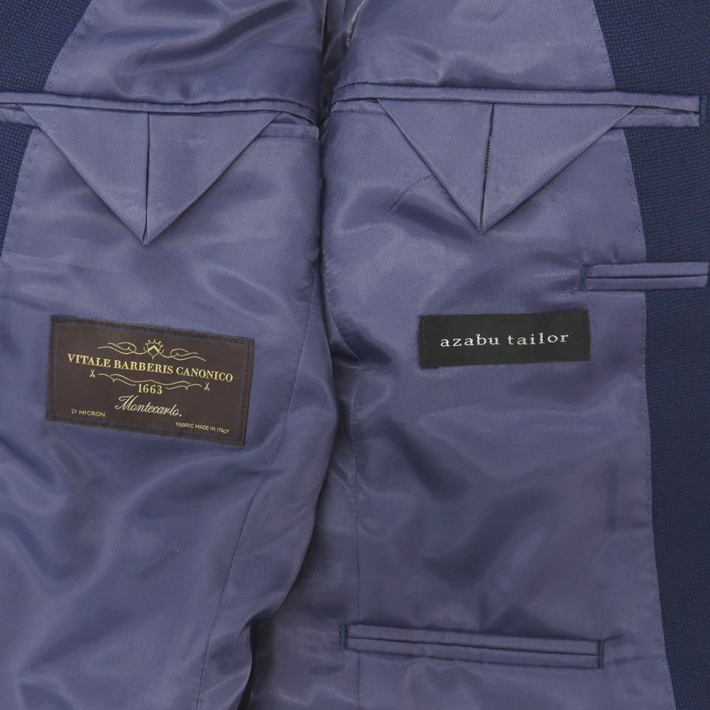 【中古】アザブテーラー azabu tailor ウール 3B テーラードジャケット ネイビー【サイズ40】【 状態ランクB 】【 メンズ 】