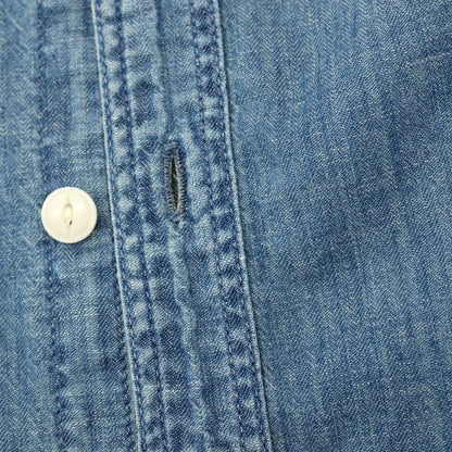 【中古】ティーエムティー T.M.T コットン レギュラーカラー カジュアルシャツ ブルー【サイズS】【 状態ランクB 】【 メンズ 】