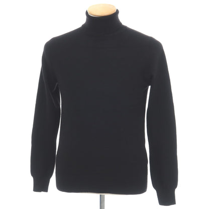 【中古】ジュンハシモト junhashimoto カシミヤ タートルネック プルオーバーニット ブラック【サイズ2】【 状態ランクB 】【 メンズ 】